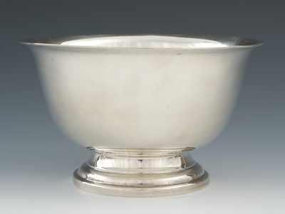 Appraisal: A Sterling Silver Paul Revere Reproduction Bowl for J E