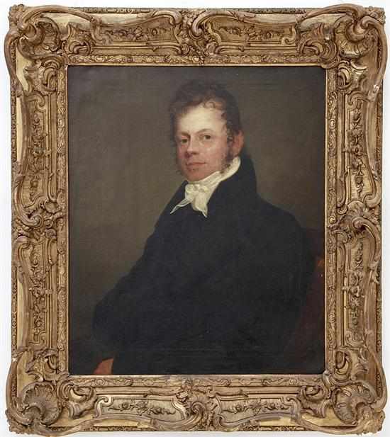 Appraisal: British or American school early th century PORTRAIT OF A