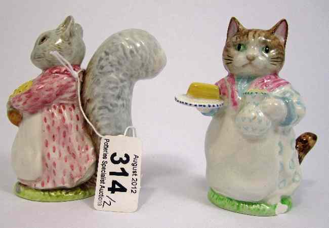 Appraisal: Beswick Beatrix Potter Figure Ribby and Goody Tiptoes both BP