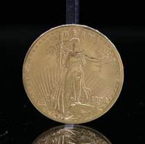 Appraisal: Walking Liberty Gold Coin circa Standing Liberty twenty dollar gold