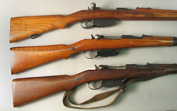 Appraisal: A lot of three Austrian Model longarms Comprising Steyr rifle