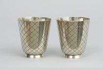 Appraisal: A Pair Of Georg Jensen Sterling Silver Cocktail Cups A