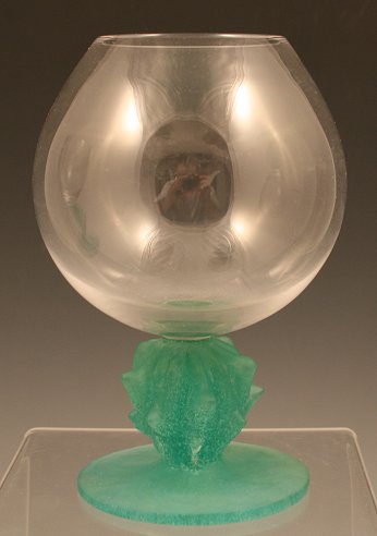 Appraisal: HILTON McCONNICO DAUM PATE DE VERRE ART GLASS BRANDY SNIFTER