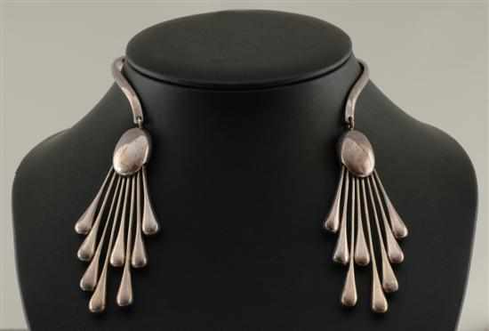 Appraisal: A necklace by Georg Jensen Designed by Astrid Fog the