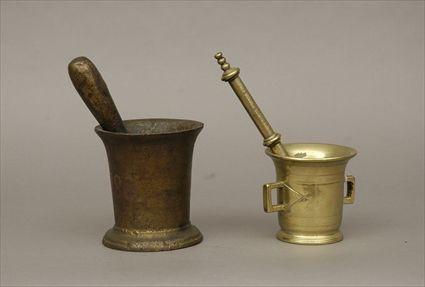 Appraisal: Two Mortar and Pestles