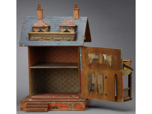 Appraisal: Bliss Doll House MN DH Small two-room Bliss villa with