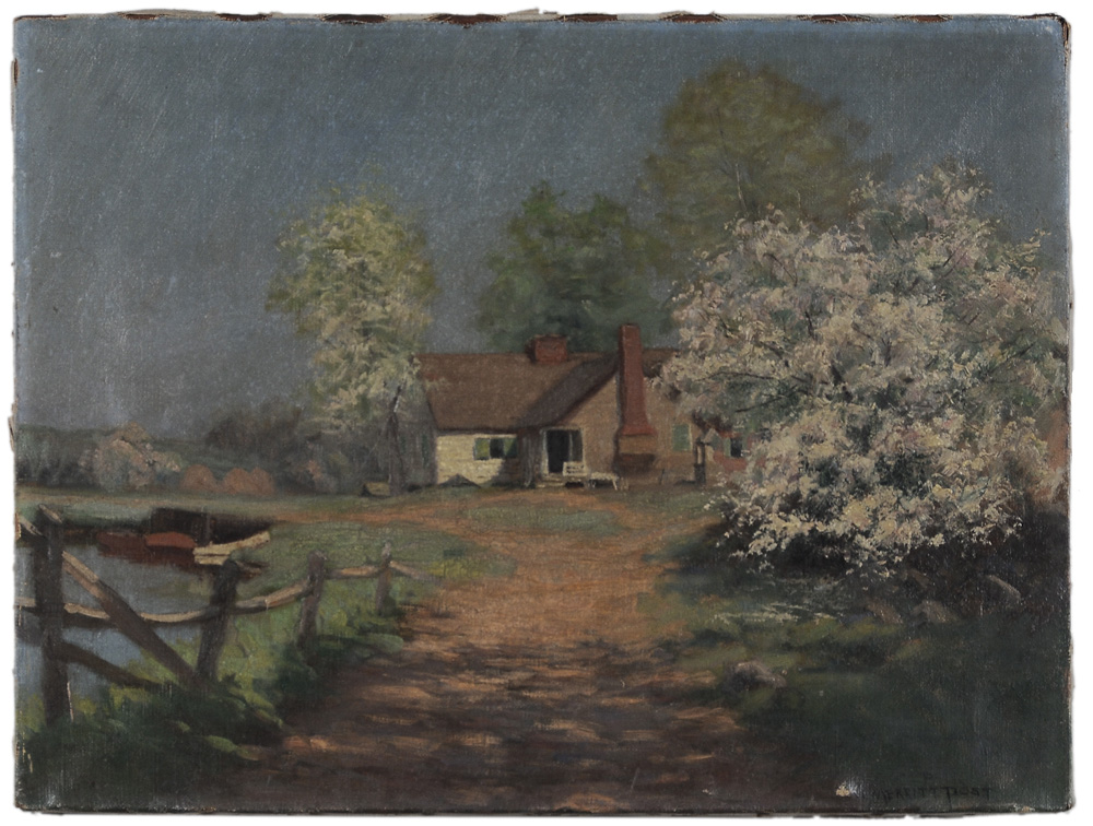 Appraisal: William Merrit Post Connecticut New York - Spring Landscape With