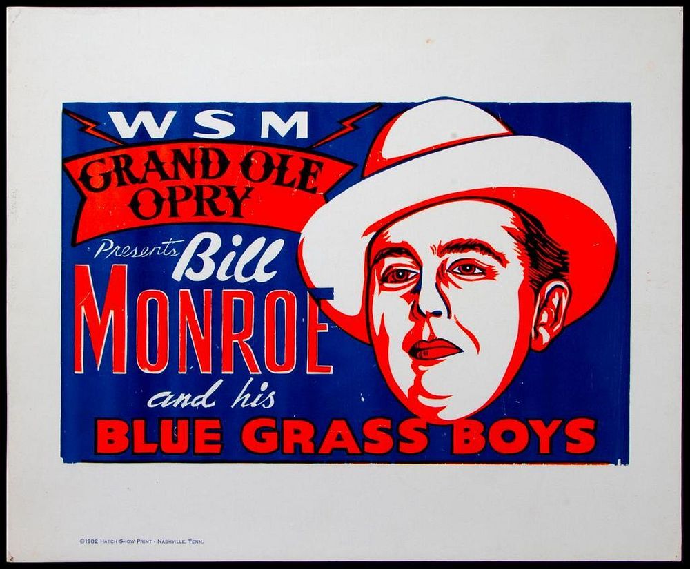 Appraisal: Grand Ole Opry A Hatch Show Print of a Grand