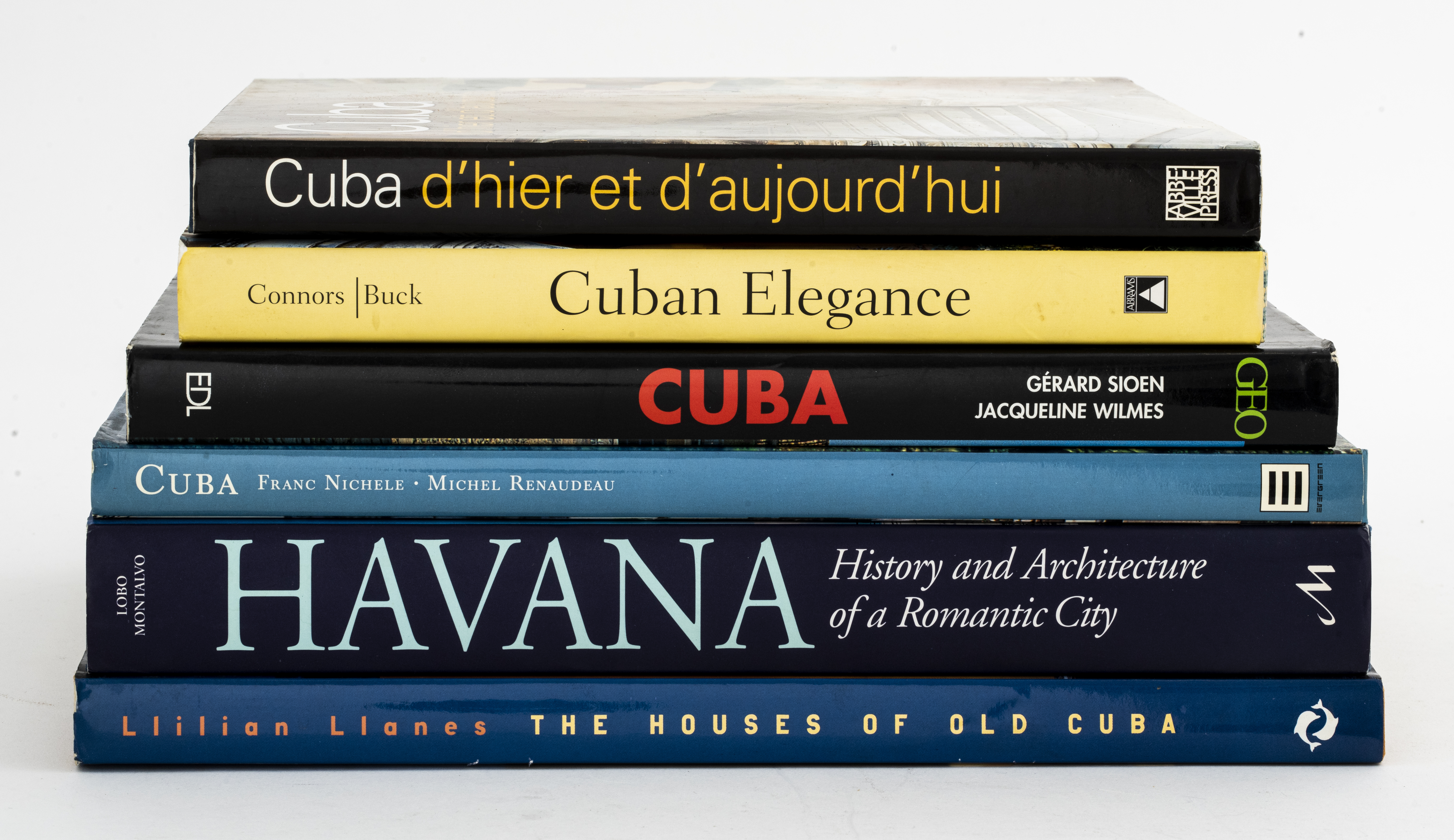 Appraisal: BOOKS ON CUBA Six art reference books on Cuba including