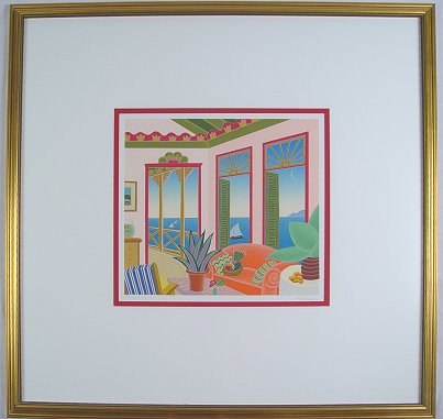 Appraisal: MCKNIGHT Thomas American - ''Montego Bay'' Serigraph '' x ''