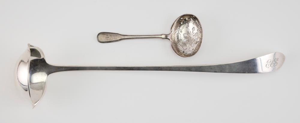 Appraisal: TWO TIFFANY CO STERLING SILVER LADLES APPROX TROY OZ TWO