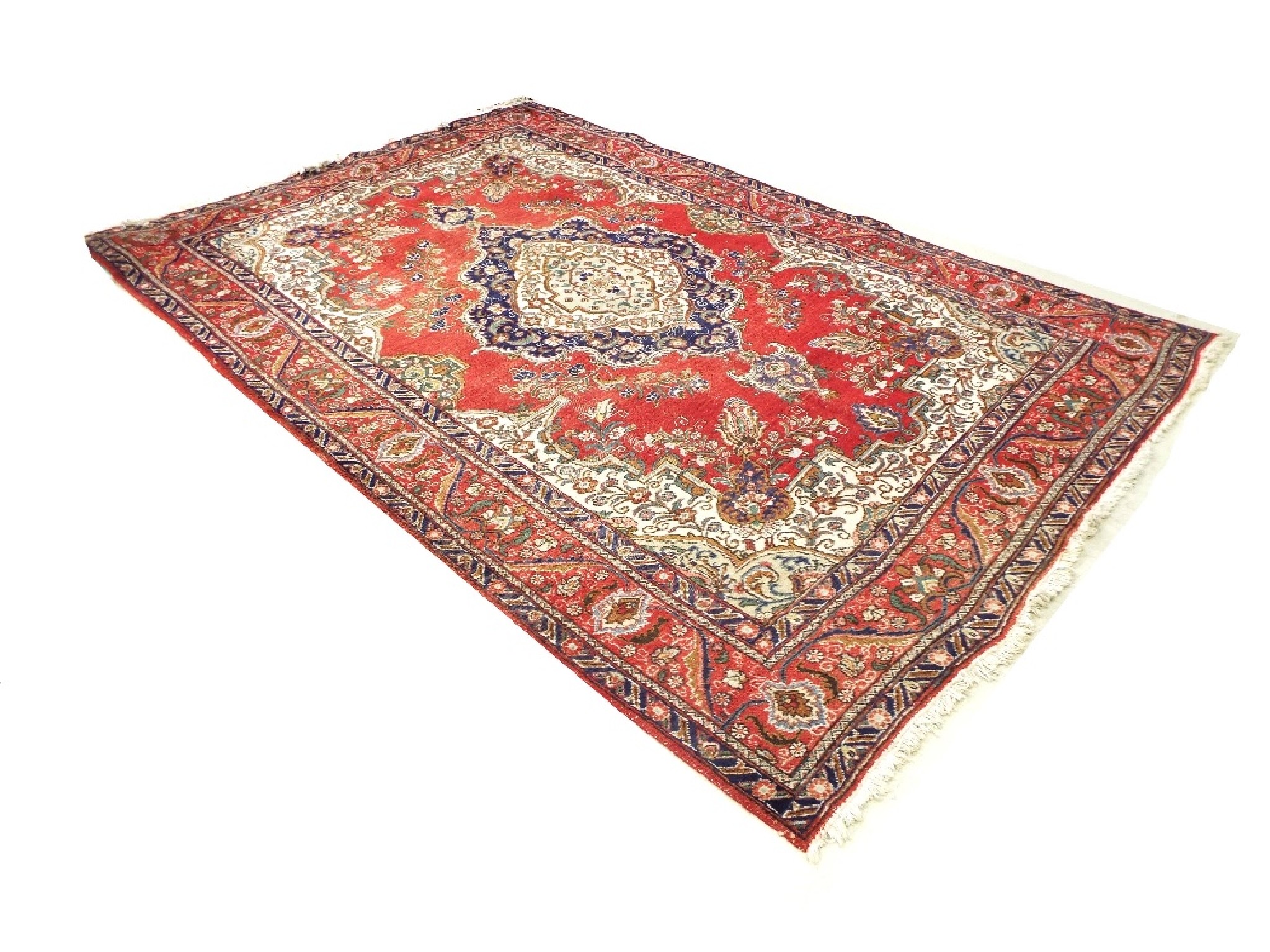 Appraisal: Fine Persian Tabriz carpet x