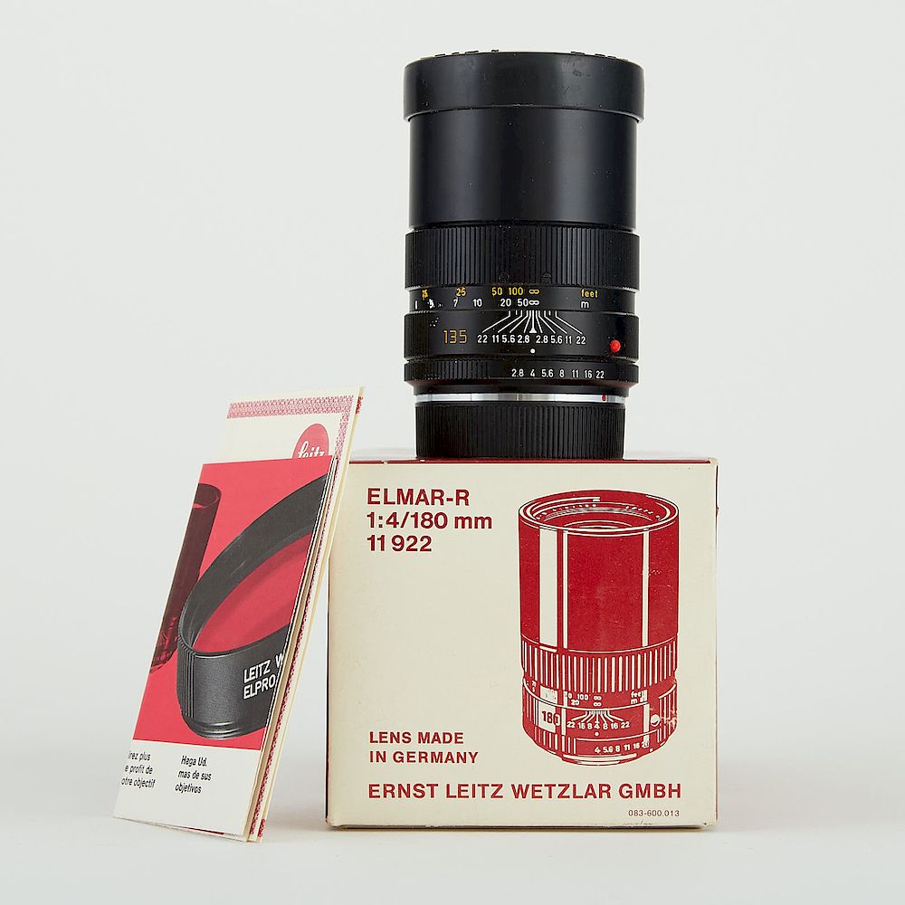 Appraisal: Leitz Elmarit-R Camera Lens with B W Polarizing Filter Leitz