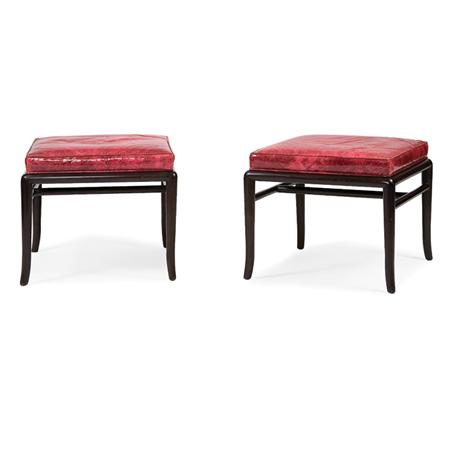 Appraisal: Terence Harold Robsjohn-Gibbings British American - Pair of Stools for