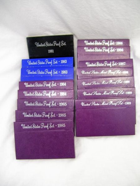 Appraisal: s Proof and Mint Sets Proof Sets - - -