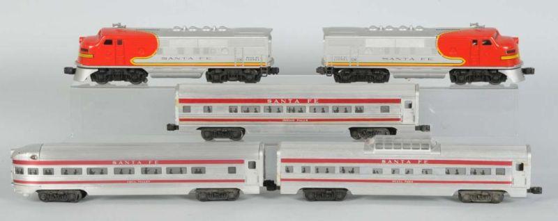 Appraisal: Lionel -Piece O-Gauge Passenger Set Description Post-war The Super Chief