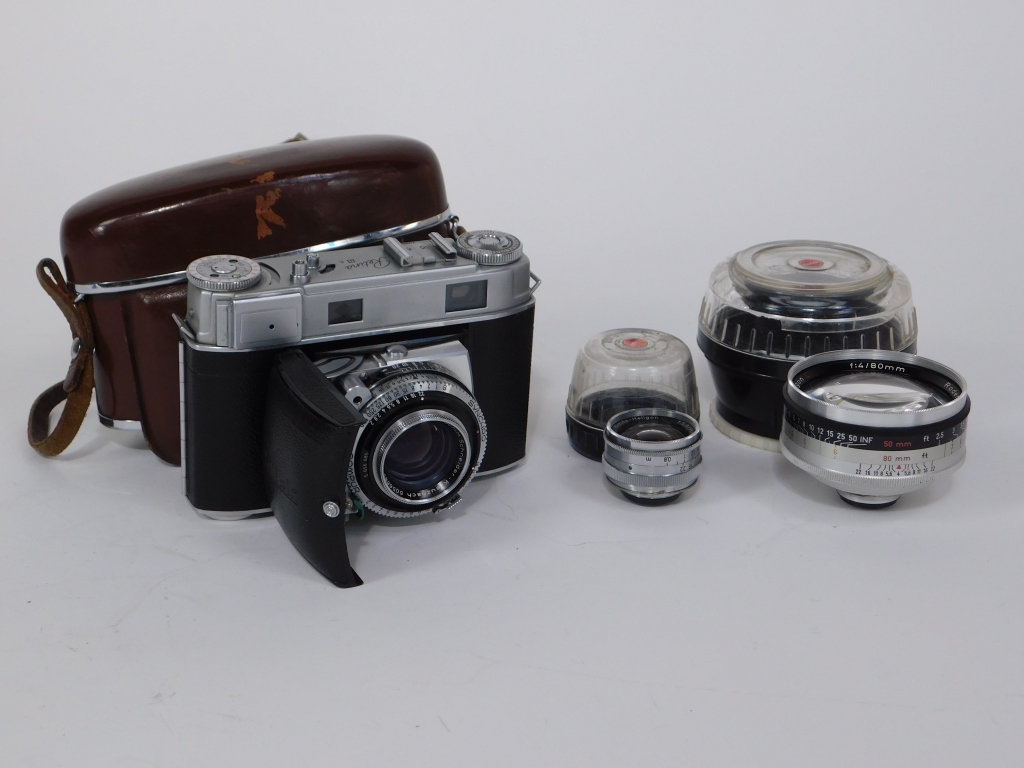 Appraisal: KODAK RETINA IIIC CAMERA WITH EXTRA LENSES Kodak Retina IIIC