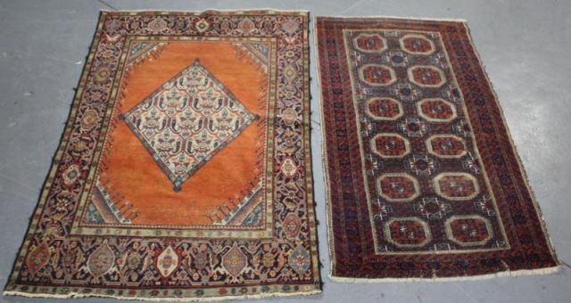 Appraisal: Vintage Handmade Scatter Carpets From a West th St NYC