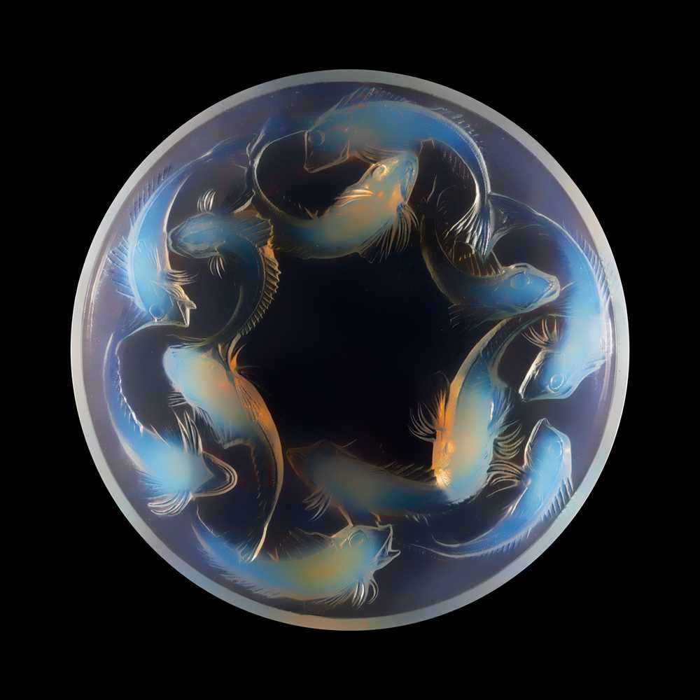 Appraisal: REN LALIQUE FRENCH - MARTIGUES BOWL NO designed opalescent and