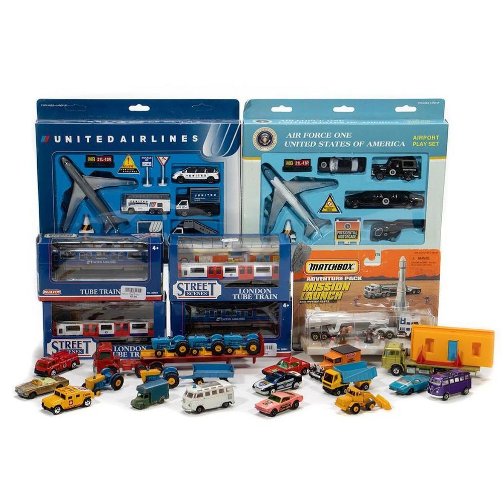 Appraisal: Die Cast Airplane Sets and Matchbox Cars Die Cast United