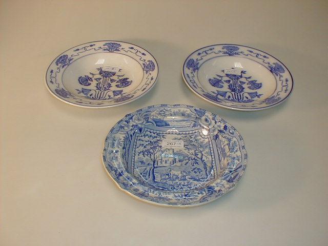 Appraisal: A pair of Villeroy Boch bowls and one other plate