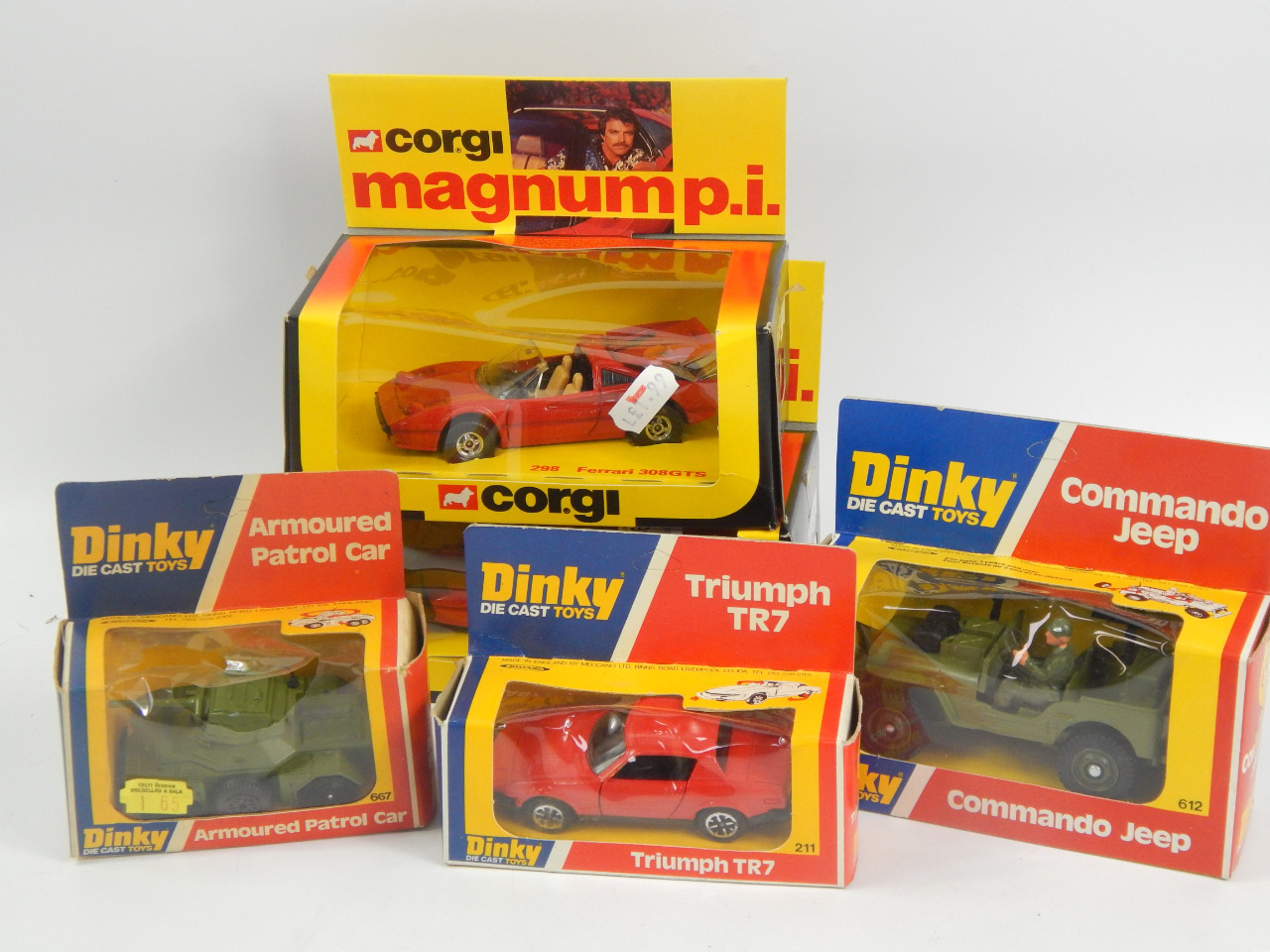 Appraisal: A Corgi die cast vehicle Magnum PI Ferrari GTS no