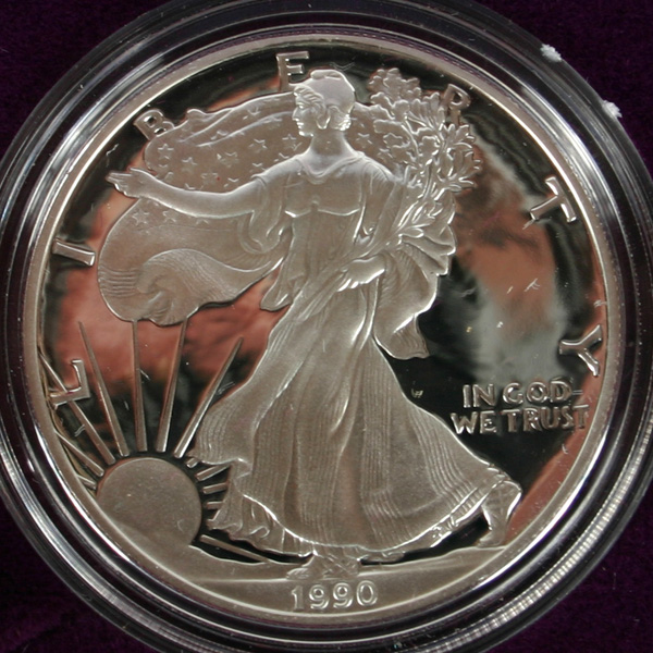 Appraisal: Two US Mint American Silver Eagle oz Proof Coins