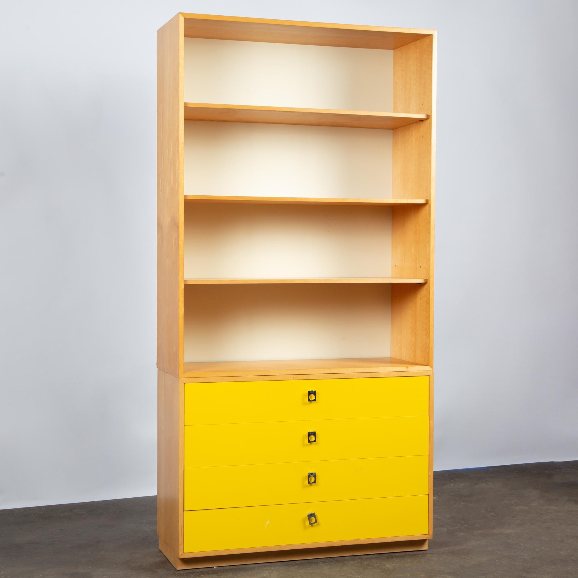 Appraisal: JACK CARTWRIGHT FOR FOUNDERS DRESSER WITH BOOKCASE A Jack Cartwright