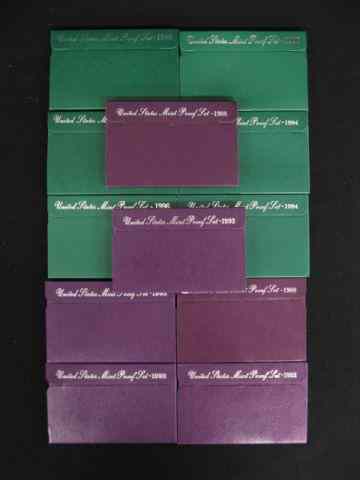 Appraisal: U S Proof Sets - - - - - -