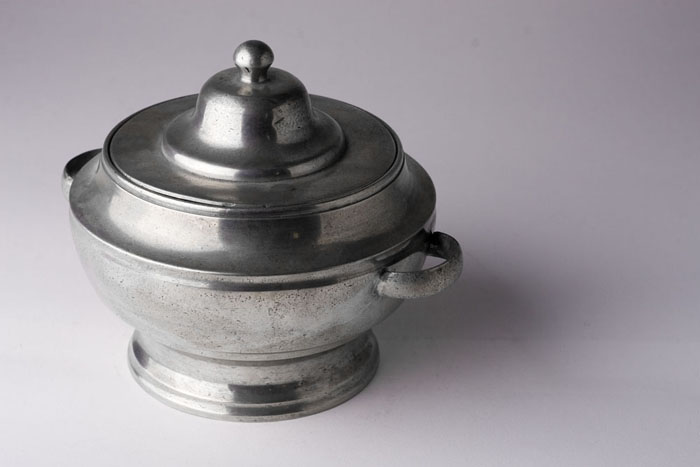 Appraisal: PEWTER SUGAR BOWL GEORGE RICHARDSON D Boston Massachusetts - Cranston