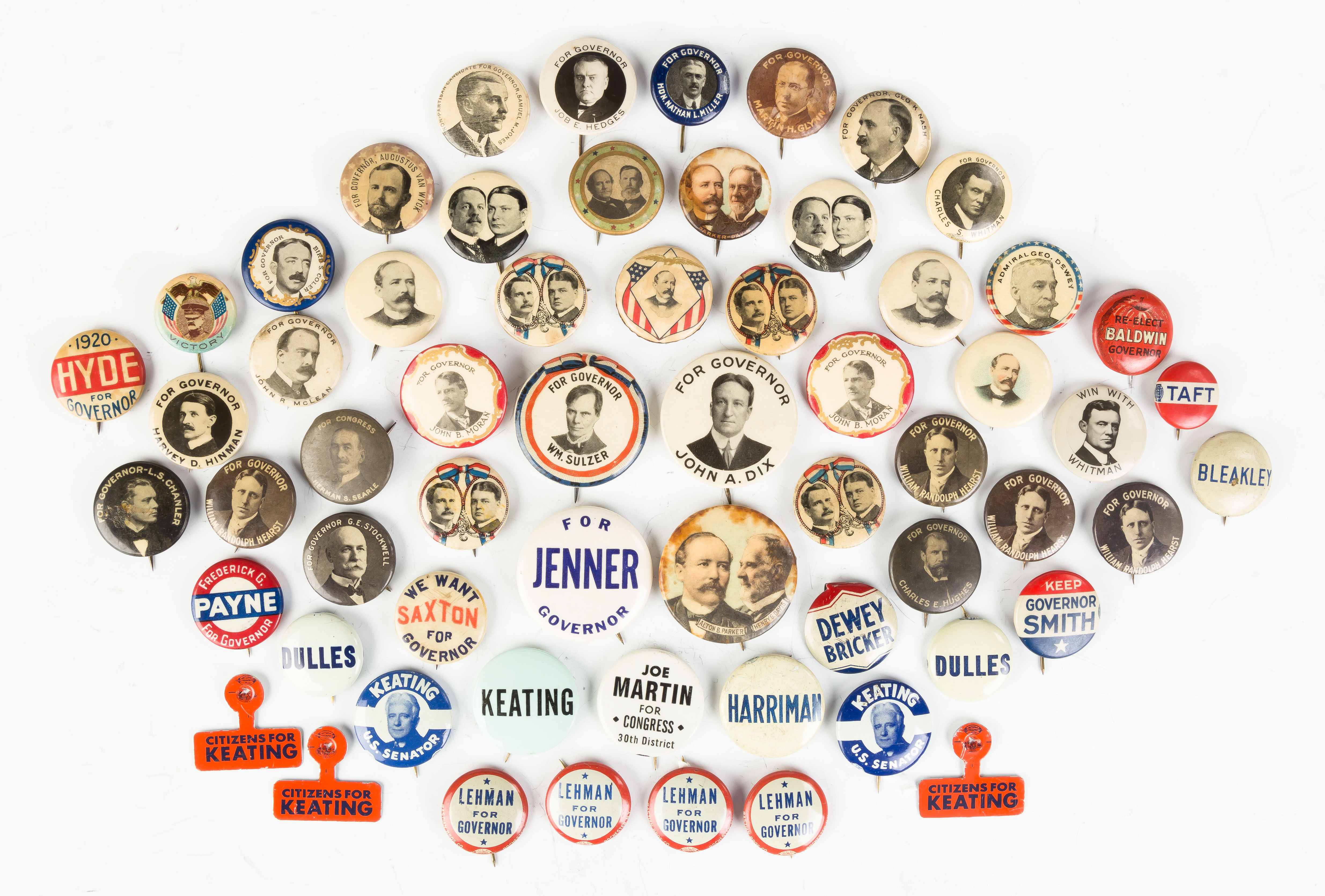 Appraisal: Group of Various Political Buttons