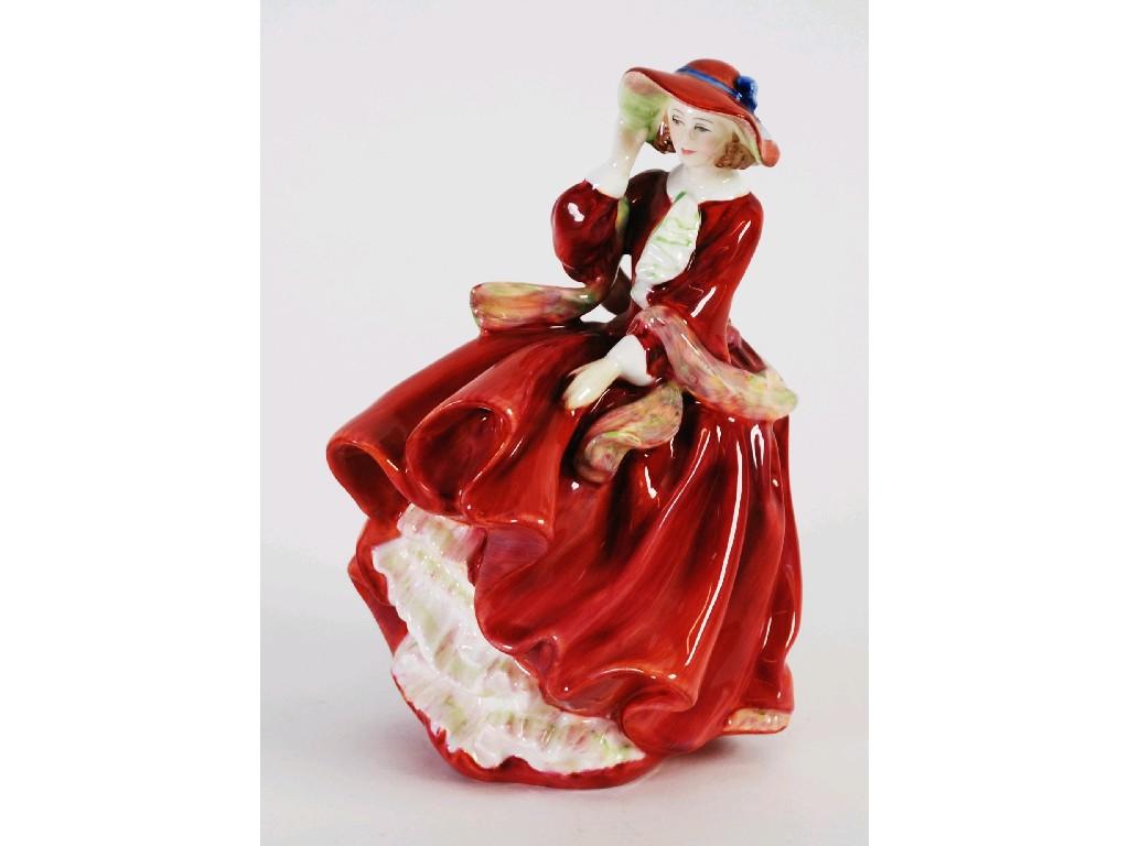 Appraisal: ROYAL DOULTON CHINA FIGURE 'Top O'the Hill' HN cm high