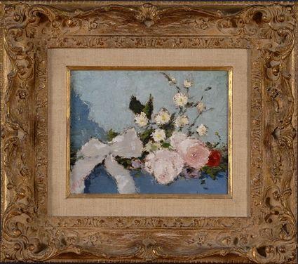 Appraisal: DIETZ EDZARD - FLORAL STILL LIFEOil on board signed lower