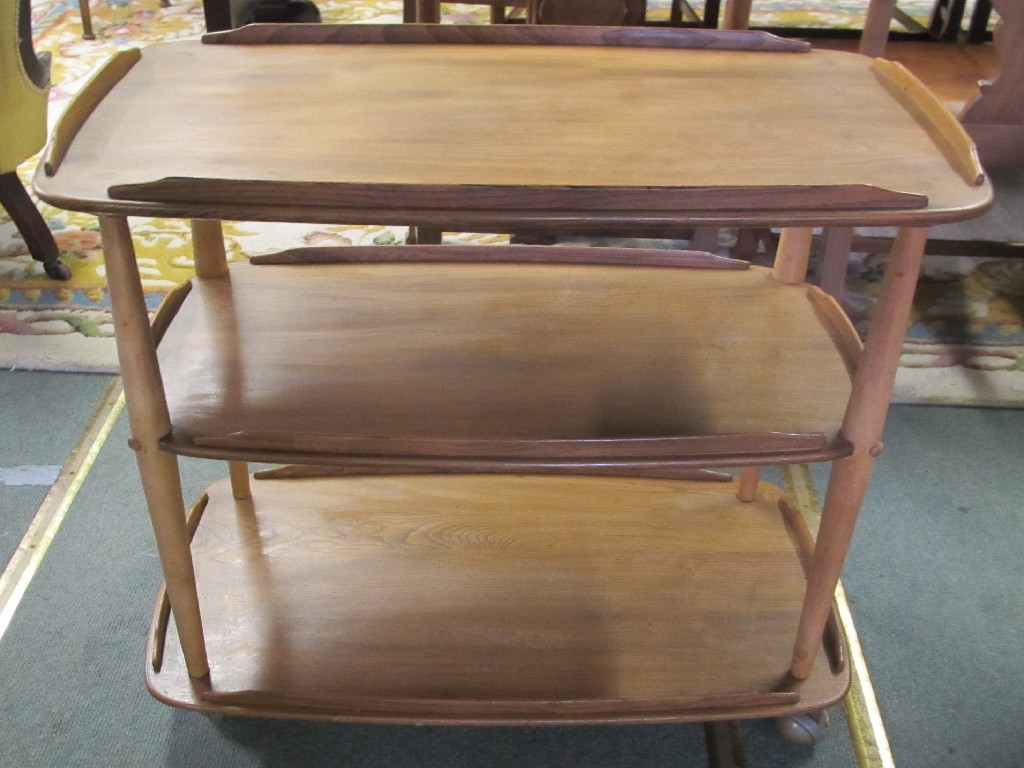 Appraisal: Ercol three tier tea trolley