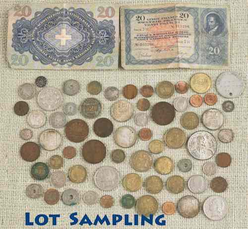 Appraisal: Large group of miscellaneous foreign and American currency to include