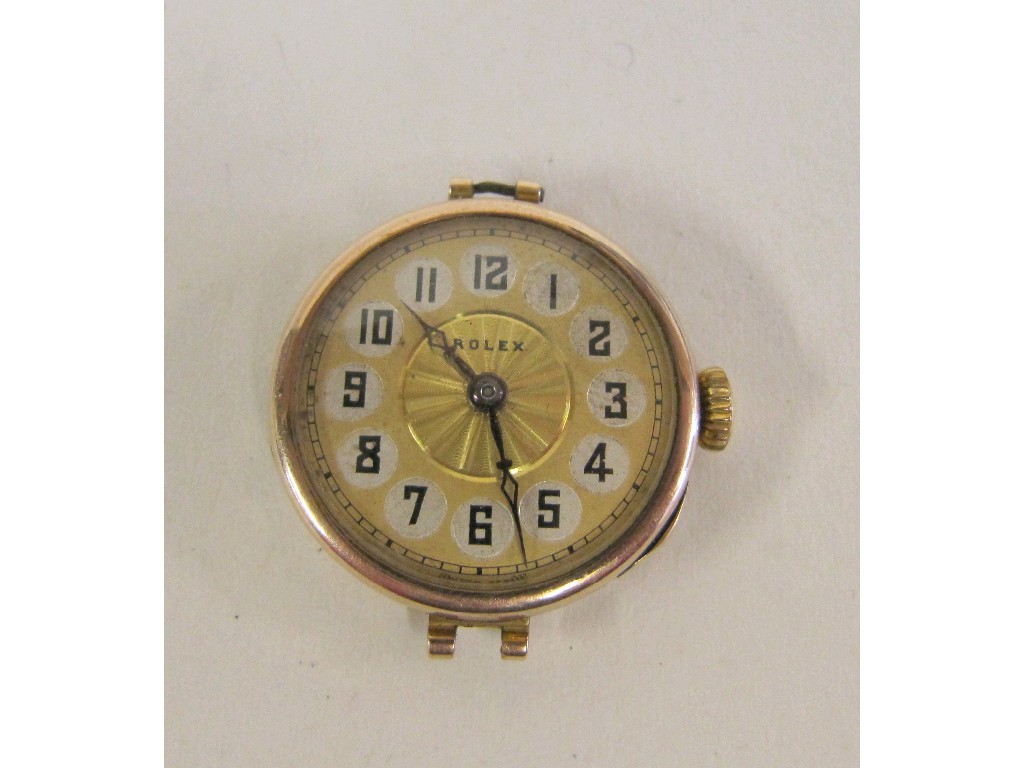 Appraisal: Ladies early Rolex wrist watch with ct gold case with