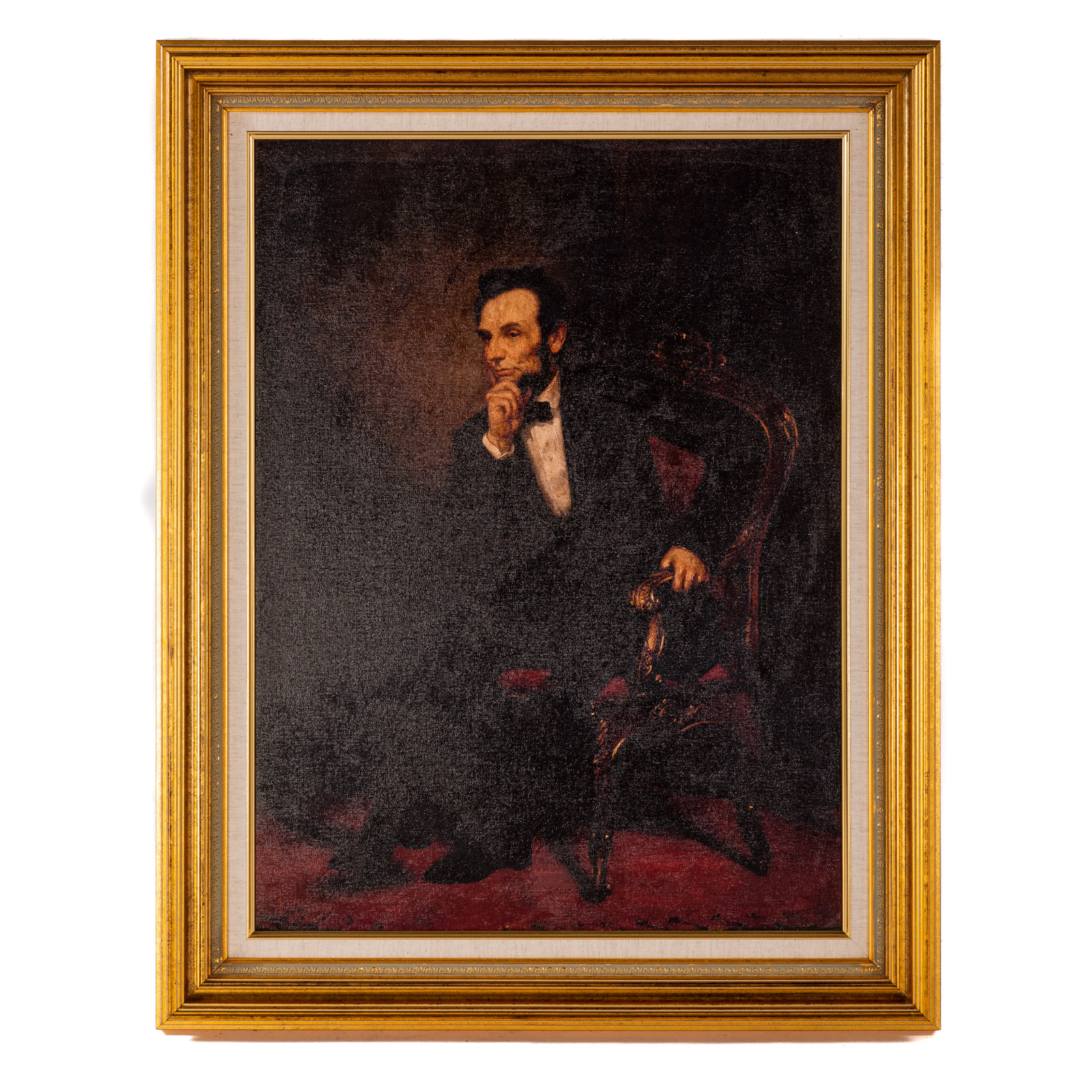 Appraisal: AFTER GEORGE HEALY PRESIDENT LINCOLN GICLEE After George Peter Alexander