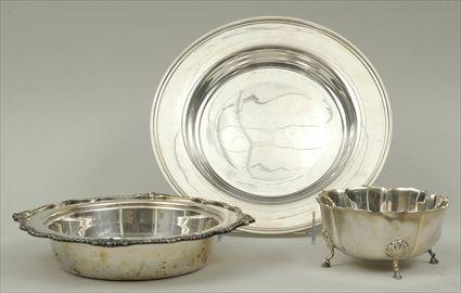 Appraisal: S Kirk and Son Sterling Silver Round Serving Dish and