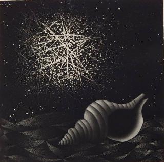 Appraisal: Mario Avati mezzotint Mario Avati French - - ''Le Bombe