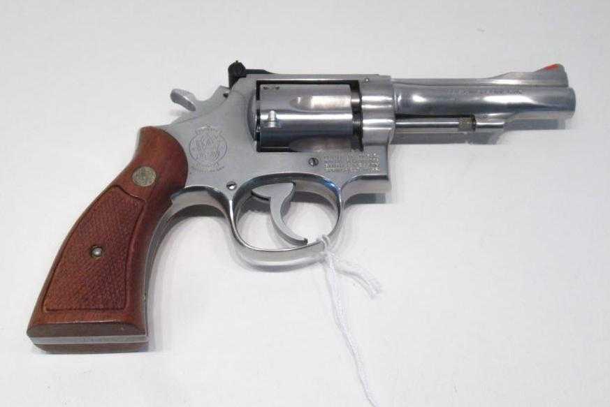 Appraisal: SMITH WESSON MODEL DOUBLE ACTION REVOLVER special caliber barrel stainless