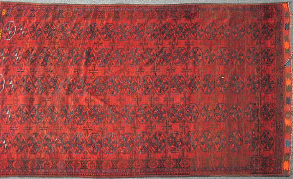 Appraisal: A Afghan rug size approximately ft in x ft in