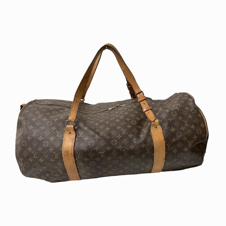 Appraisal: Louis Vuitton Duffle Bag Monogram Canvas in Brown Louis Vuitton