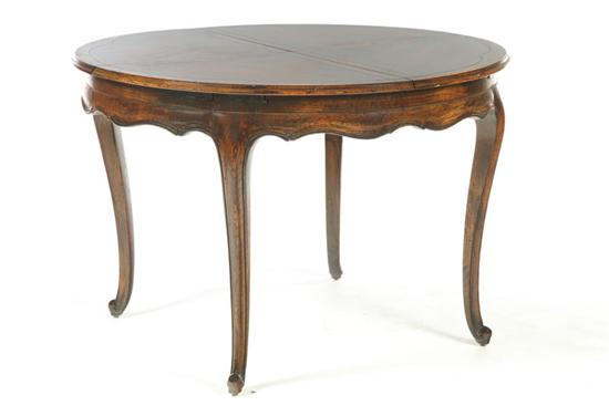 Appraisal: LOUIS XV-STYLE DINING TABLE European th century oak with old