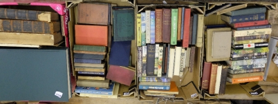 Appraisal: A collection of old antique books trays