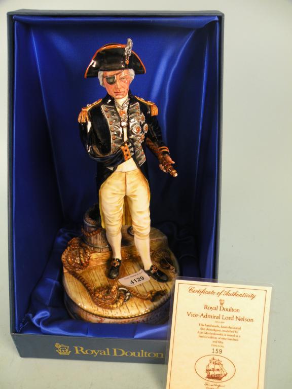 Appraisal: A Royal Doulton limited edition figure No of Vice-Admiral Lord