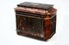 Appraisal: TEA CADDY - English Regency tortoiseshell tea caddy Coffin shaped