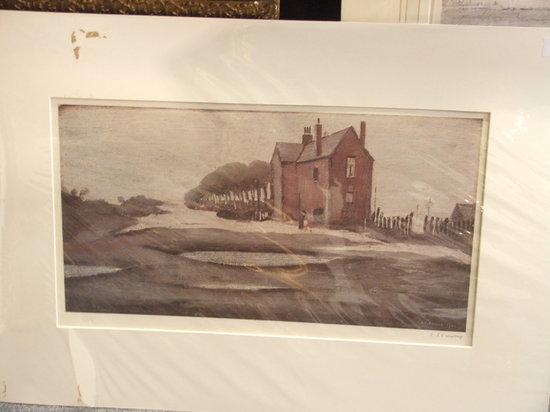 Appraisal: AFTER L S LOWRY - The Lonely House colour print