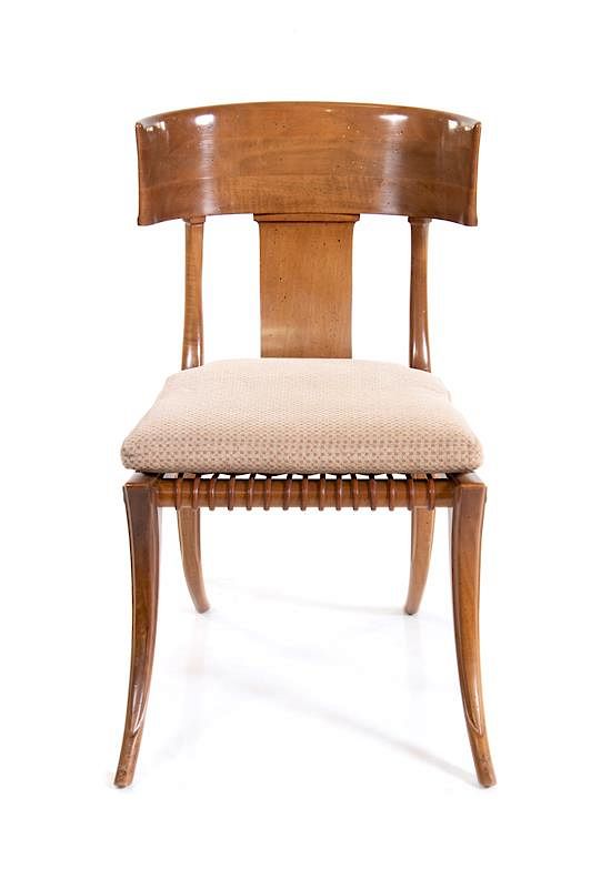 Appraisal: T H Robsjohn-Gibbings British - Klismos Chair Saridis of Athens