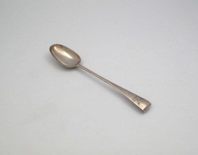 Appraisal: A George III Irish silver 'hook-end' basting spoon maker's mark