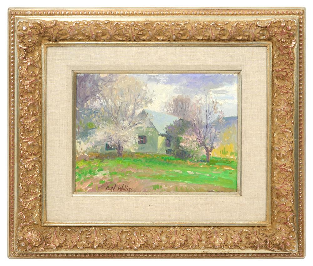 Appraisal: CURT WALTERS OIL PAINTING 'SUNDAY AT GRANDMA'S'Curt Walters American Born